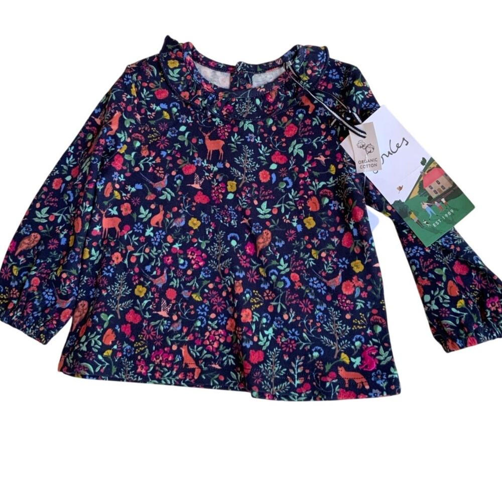 Joules NWT 3-6 mo woodsy LS shirt